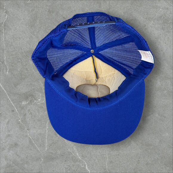 VTG 80s Hawaii Maui I Love You Laurel Leaf Embroidered Rope Snapback Trucker Hat - Picture 5 of 6